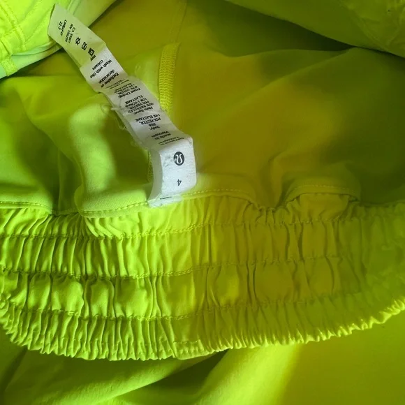 lululemon athletica Neon Yellow Mini Skirt - Picture 6 of 6